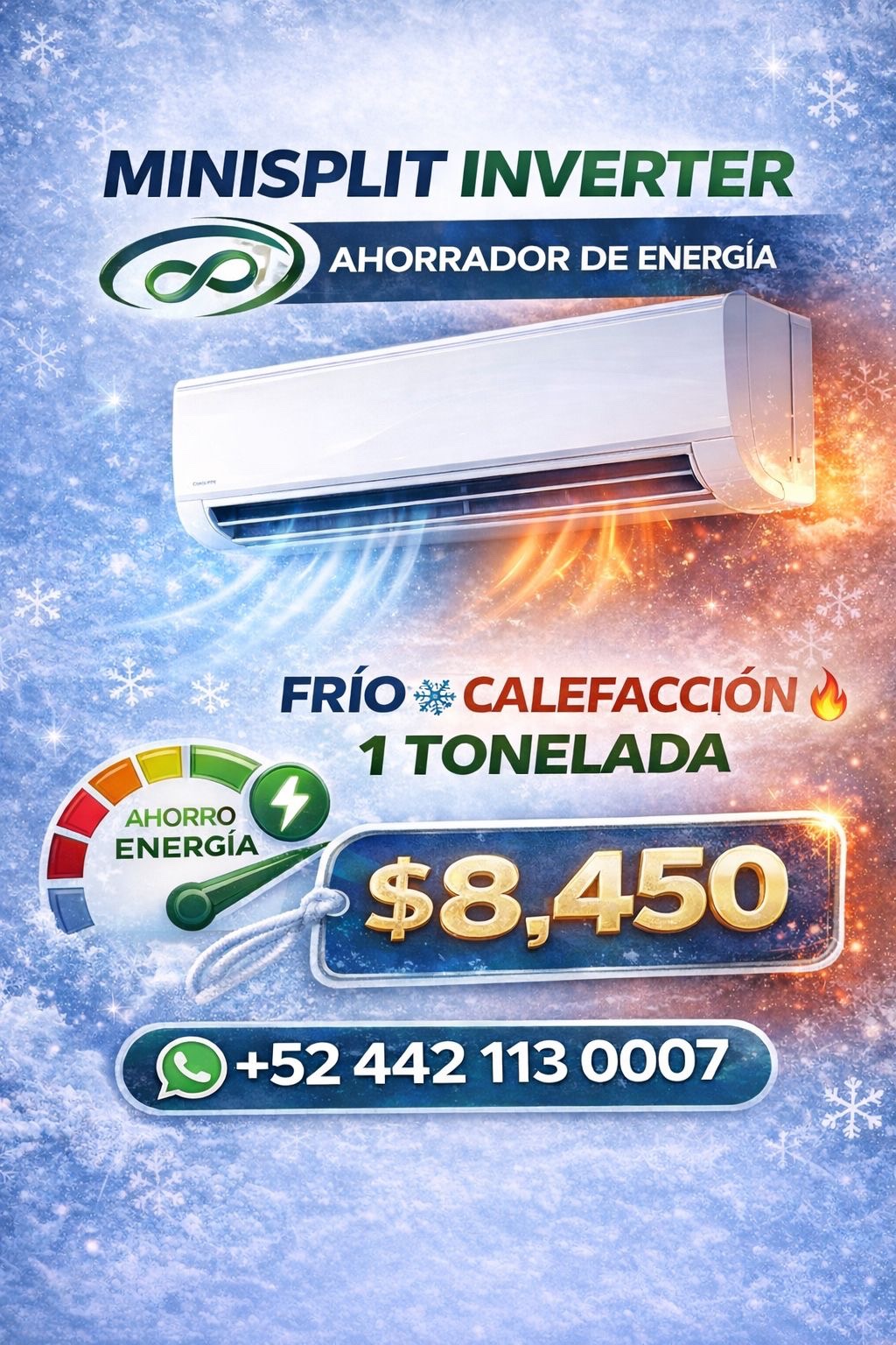Promoción minisplit inverter